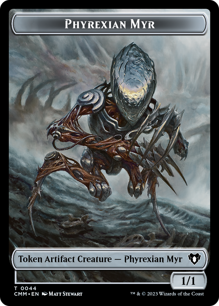 Phyrexian Myr Token [Commander Masters Tokens] | Dragon's Lair Comics and Fantasy Houston TX