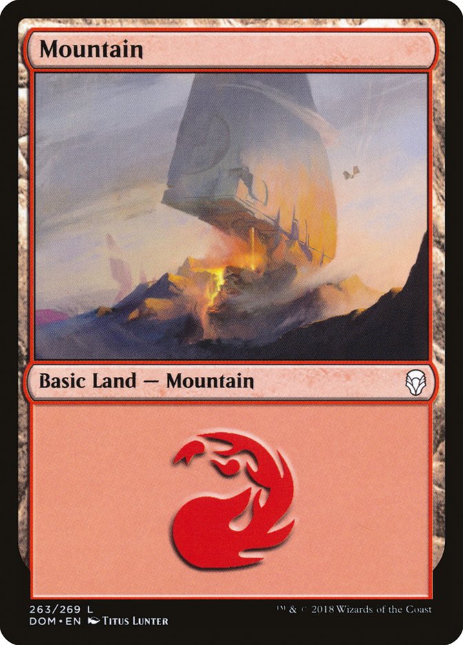 Mountain (263) [Dominaria] | Dragon's Lair Comics and Fantasy Houston TX