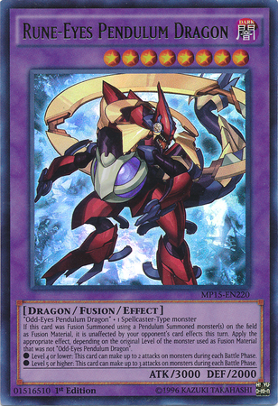 Rune-Eyes Pendulum Dragon [MP15-EN220] Ultra Rare | Dragon's Lair Comics and Fantasy Houston TX