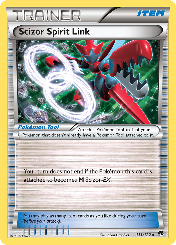 Scizor Spirit Link (111/122) [XY: BREAKpoint] | Dragon's Lair Comics and Fantasy Houston TX