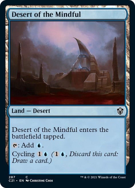 Desert of the Mindful [Commander 2021] | Dragon's Lair Comics and Fantasy Houston TX