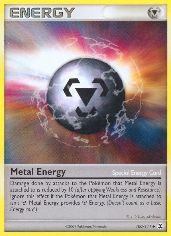 Metal Energy (100/111) [Platinum: Rising Rivals] | Dragon's Lair Comics and Fantasy Houston TX