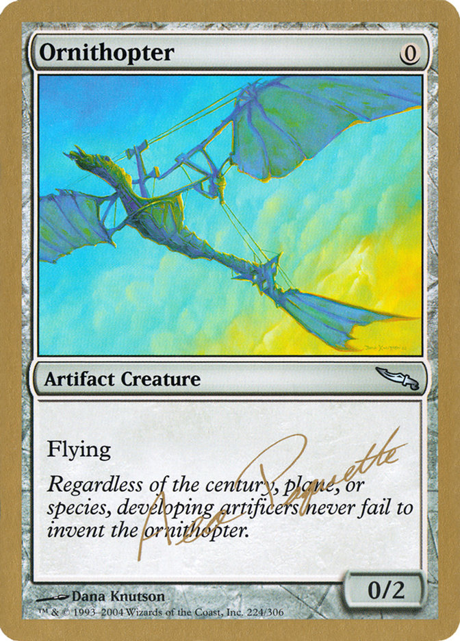 Ornithopter (Aeo Paquette) [World Championship Decks 2004] | Dragon's Lair Comics and Fantasy Houston TX