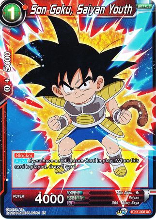 Son Goku, Saiyan Youth (BT11-008) [Vermilion Bloodline 2nd Edition] | Dragon's Lair Comics and Fantasy Houston TX