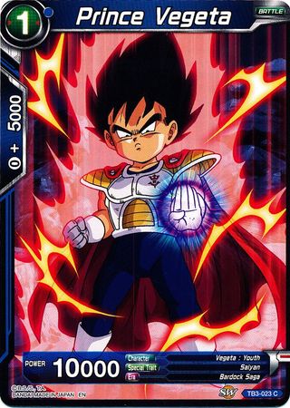 Prince Vegeta (TB3-023) [Clash of Fates] | Dragon's Lair Comics and Fantasy Houston TX