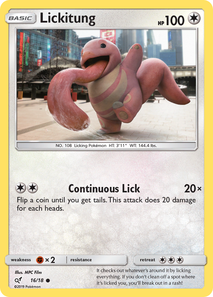 Lickitung (16/18) [Sun & Moon: Detective Pikachu] | Dragon's Lair Comics and Fantasy Houston TX