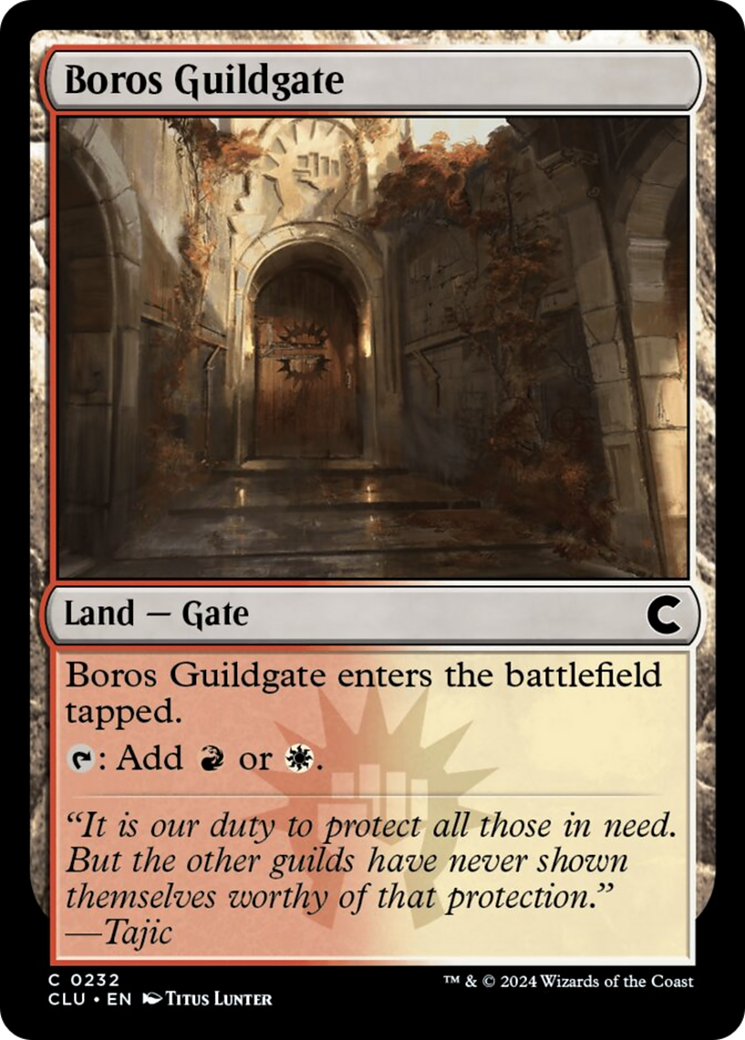 Boros Guildgate [Ravnica: Clue Edition] | Dragon's Lair Comics and Fantasy Houston TX