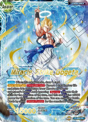 Son Goku & Vegeta // Miracle Strike Gogeta (Gold Stamped) (P-069) [Mythic Booster] | Dragon's Lair Comics and Fantasy Houston TX