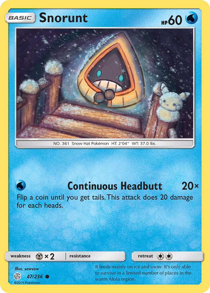 Snorunt (47/236) [Sun & Moon: Cosmic Eclipse] | Dragon's Lair Comics and Fantasy Houston TX