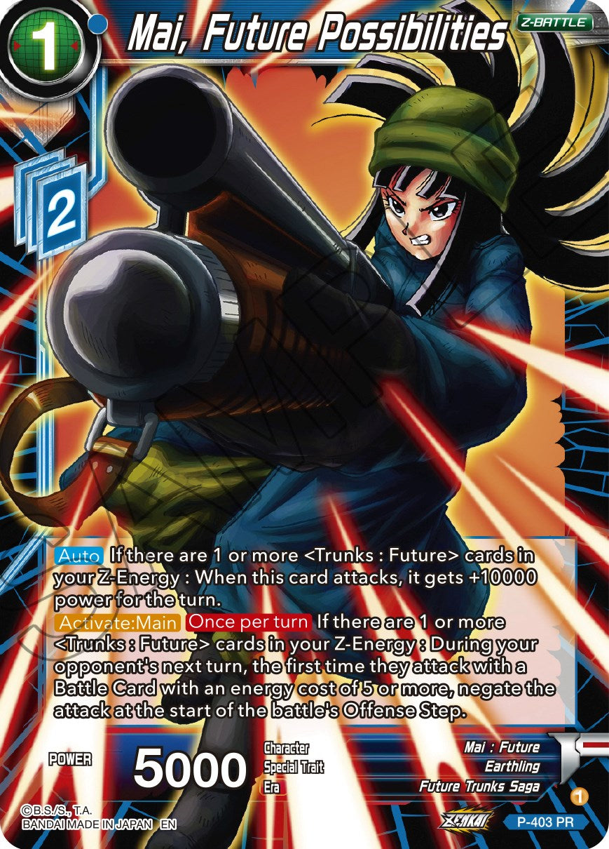 Mai, Future Possibilities (P-403) [Promotion Cards] | Dragon's Lair Comics and Fantasy Houston TX