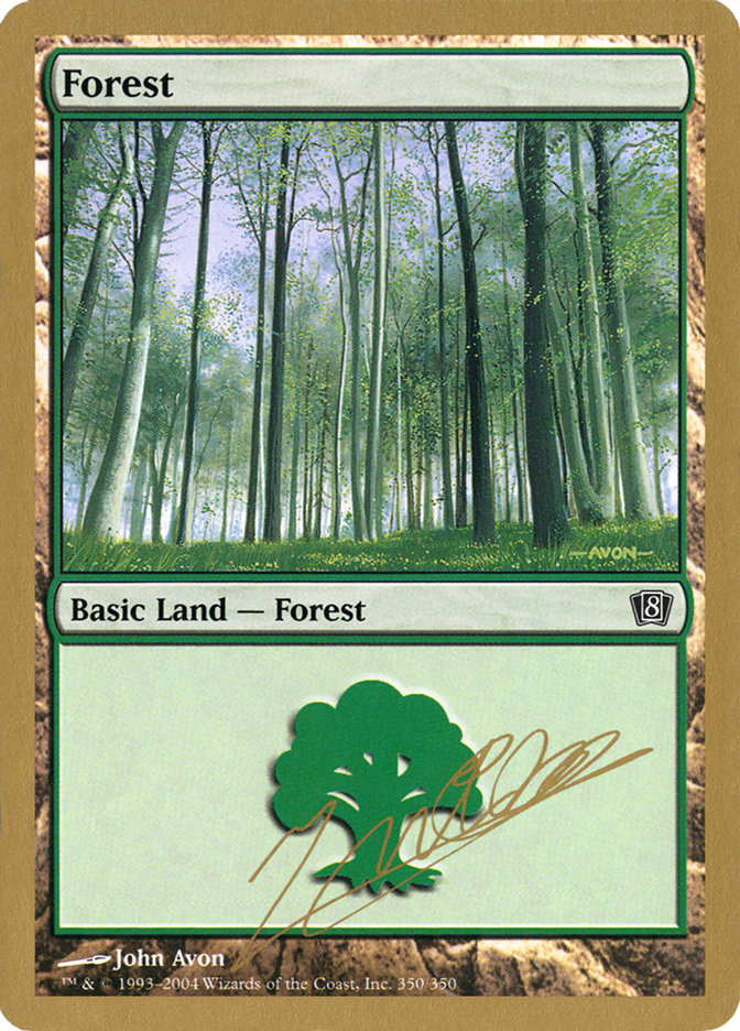 Forest (jn350) (Julien Nuijten) [World Championship Decks 2004] | Dragon's Lair Comics and Fantasy Houston TX