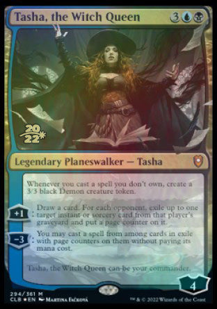 Tasha, the Witch Queen [Commander Legends: Battle for Baldur's Gate Prerelease Promos] | Dragon's Lair Comics and Fantasy Houston TX