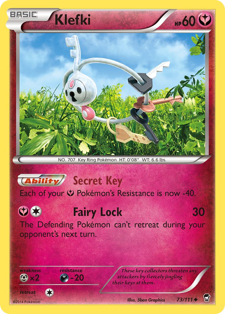 Klefki (73/111) [XY: Furious Fists] | Dragon's Lair Comics and Fantasy Houston TX