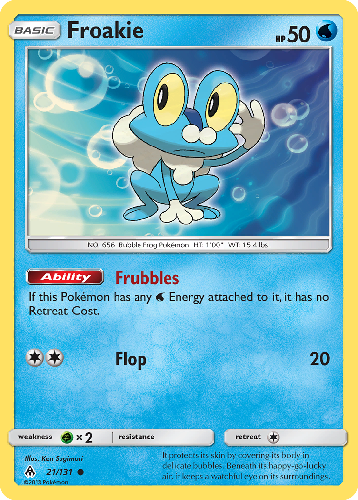 Froakie (21/131) [Sun & Moon: Forbidden Light] | Dragon's Lair Comics and Fantasy Houston TX