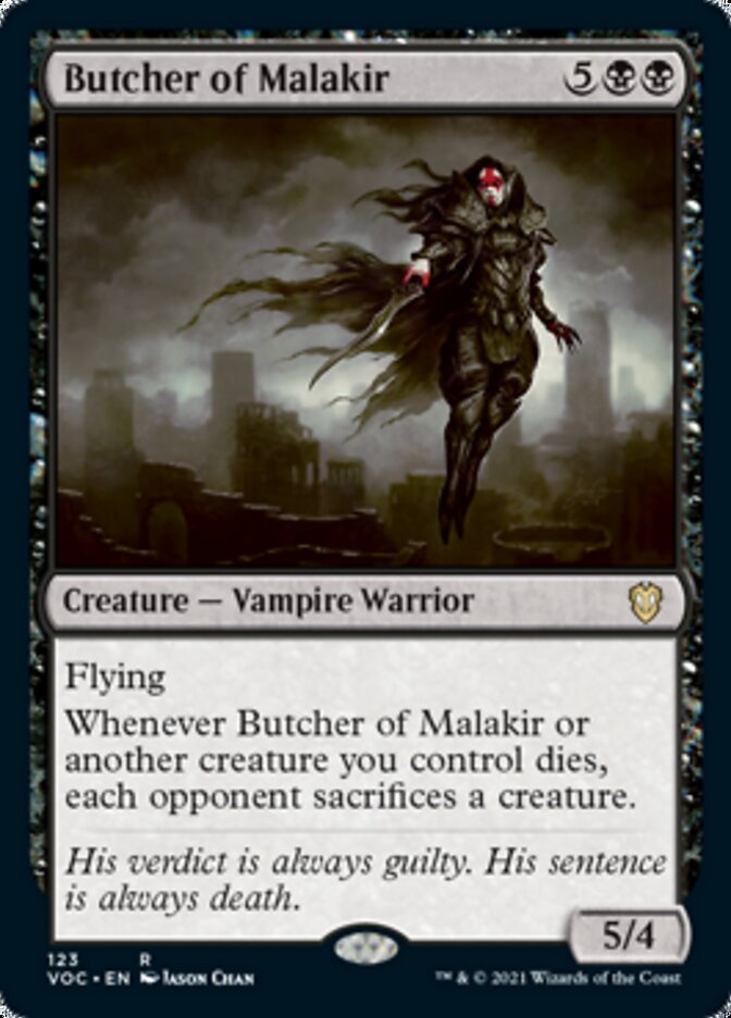 Butcher of Malakir [Innistrad: Crimson Vow Commander] | Dragon's Lair Comics and Fantasy Houston TX