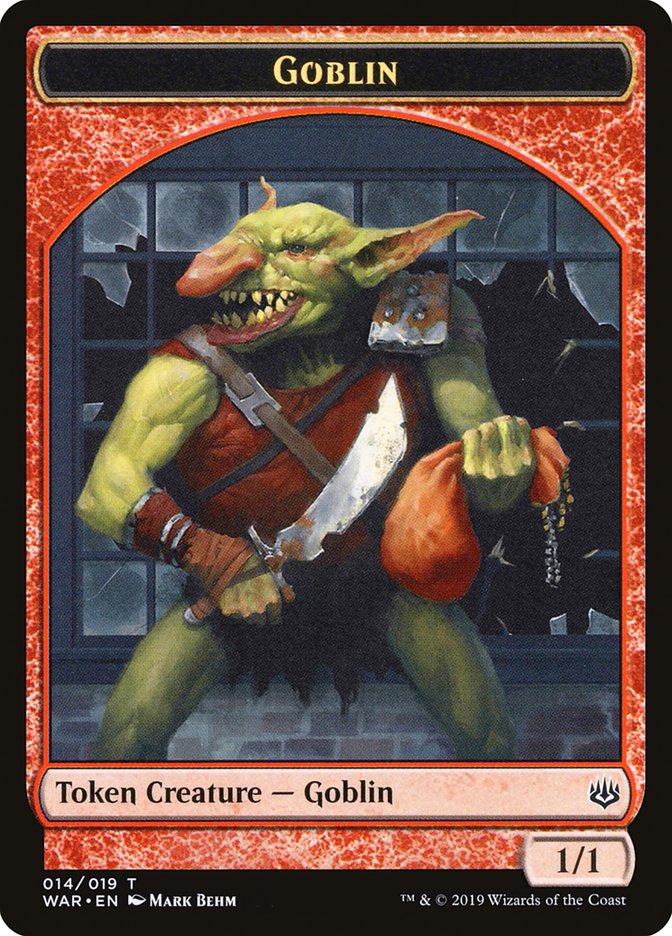 Goblin Token [War of the Spark Tokens] | Dragon's Lair Comics and Fantasy Houston TX