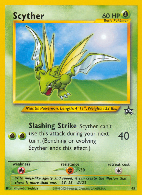 Scyther (45) [Wizards of the Coast: Black Star Promos] | Dragon's Lair Comics and Fantasy Houston TX