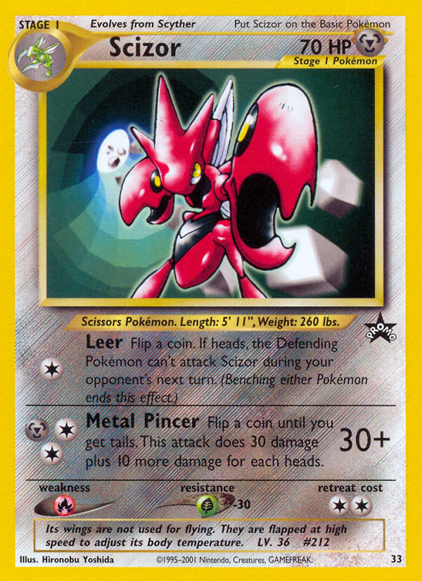 Scizor (33) [Wizards of the Coast: Black Star Promos] | Dragon's Lair Comics and Fantasy Houston TX