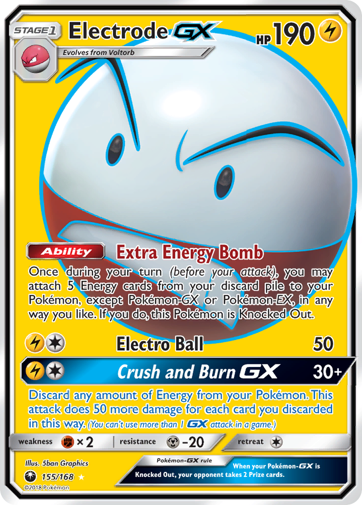 Electrode GX (155/168) [Sun & Moon: Celestial Storm] | Dragon's Lair Comics and Fantasy Houston TX