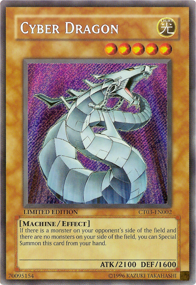 Cyber Dragon [CT03-EN002] Secret Rare | Dragon's Lair Comics and Fantasy Houston TX