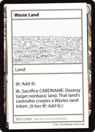 Waste Land (2021 Edition) [Mystery Booster Playtest Cards] | Dragon's Lair Comics and Fantasy Houston TX