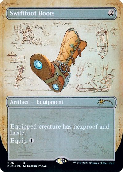 Swiftfoot Boots (Blueprint) [Secret Lair Drop Promos] | Dragon's Lair Comics and Fantasy Houston TX