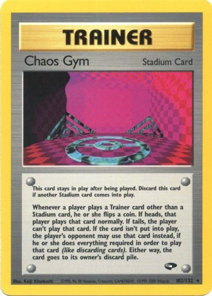 Chaos Gym (102/132) [Gym Challenge Unlimited] | Dragon's Lair Comics and Fantasy Houston TX