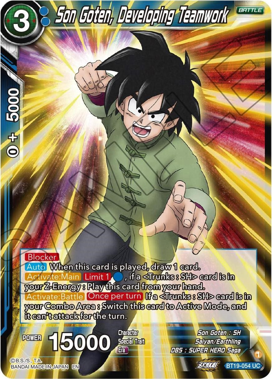 Son Goten, Developing Teamwork (BT19-054) [Fighter's Ambition] | Dragon's Lair Comics and Fantasy Houston TX