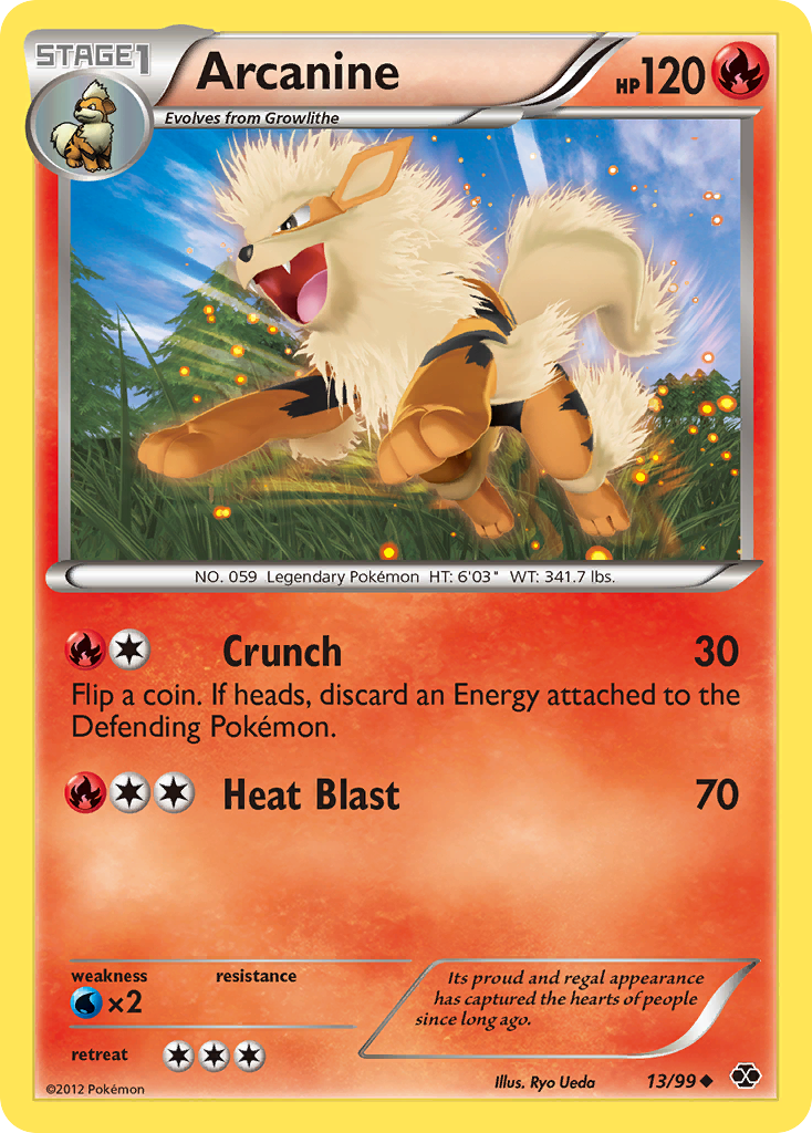 Arcanine (13/99) [Black & White: Next Destinies] | Dragon's Lair Comics and Fantasy Houston TX