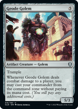 Geode Golem [Commander Legends: Battle for Baldur's Gate] | Dragon's Lair Comics and Fantasy Houston TX