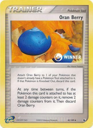 Oran Berry (85/109) (Jumbo Card) [EX: Ruby & Sapphire] | Dragon's Lair Comics and Fantasy Houston TX