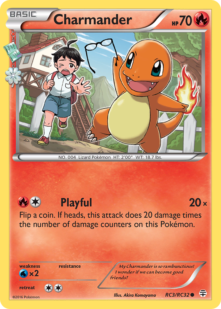 Charmander (RC3/RC32) [XY: Generations] | Dragon's Lair Comics and Fantasy Houston TX