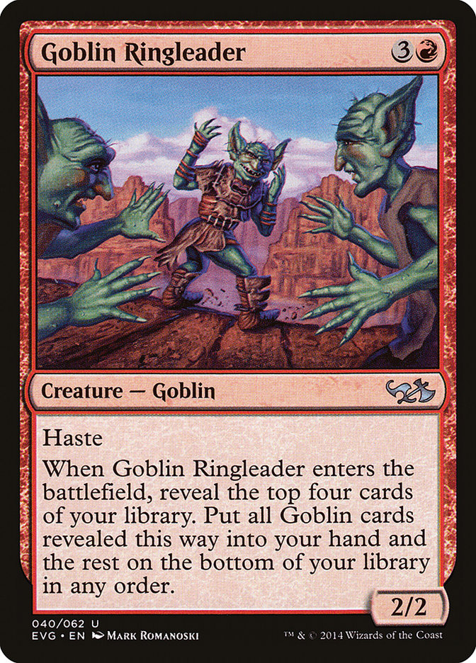 Goblin Ringleader (Elves vs. Goblins) [Duel Decks Anthology] | Dragon's Lair Comics and Fantasy Houston TX