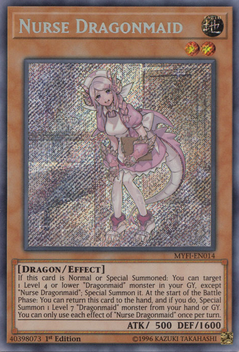 Nurse Dragonmaid [MYFI-EN014] Secret Rare | Dragon's Lair Comics and Fantasy Houston TX