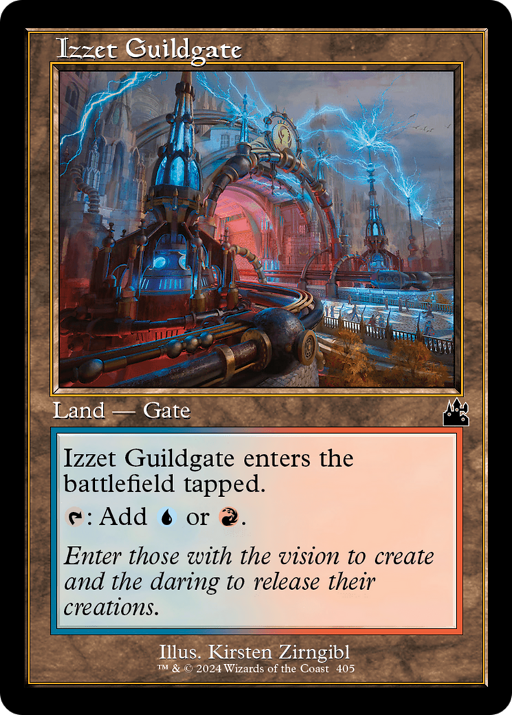 Izzet Guildgate (Retro Frame) [Ravnica Remastered] | Dragon's Lair Comics and Fantasy Houston TX