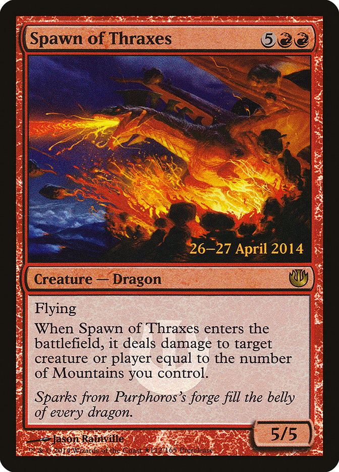 Spawn of Thraxes [Journey into Nyx Prerelease Promos] | Dragon's Lair Comics and Fantasy Houston TX