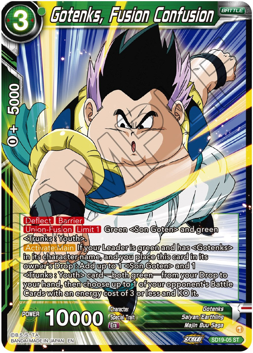 Gotenks, Fusion Confusion (SD19-05) [Dawn of the Z-Legends] | Dragon's Lair Comics and Fantasy Houston TX