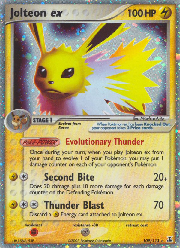 Jolteon ex (109/113) [EX: Delta Species] | Dragon's Lair Comics and Fantasy Houston TX