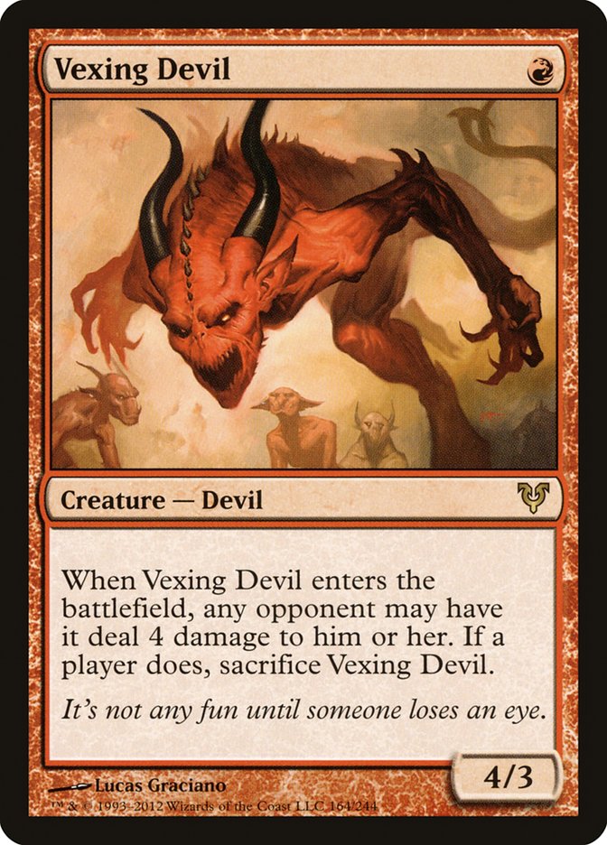 Vexing Devil [Avacyn Restored] | Dragon's Lair Comics and Fantasy Houston TX