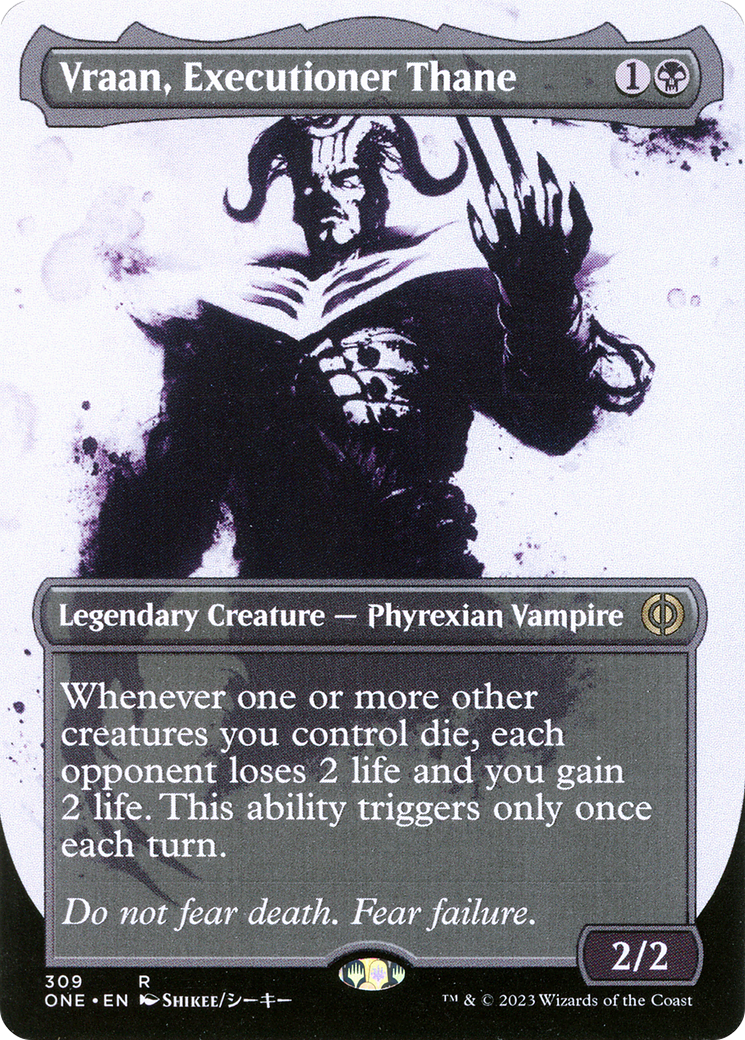 Vraan, Executioner Thane (Borderless Ichor) [Phyrexia: All Will Be One] | Dragon's Lair Comics and Fantasy Houston TX