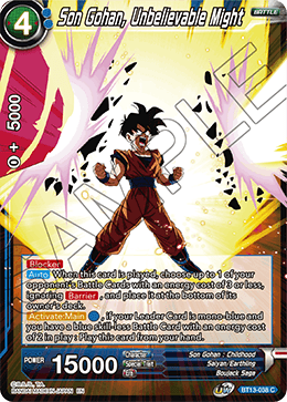 Son Gohan, Unbelievable Might (Common) (BT13-038) [Supreme Rivalry] | Dragon's Lair Comics and Fantasy Houston TX