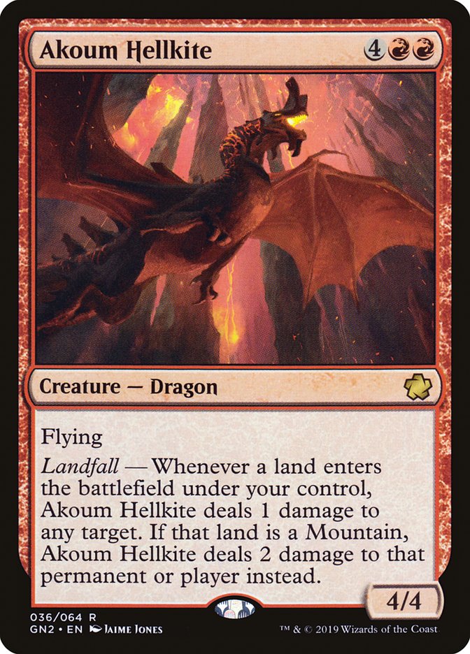 Akoum Hellkite [Game Night 2019] | Dragon's Lair Comics and Fantasy Houston TX