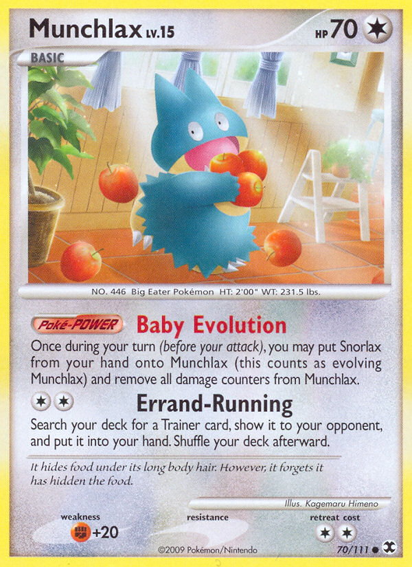 Munchlax (70/111) [Platinum: Rising Rivals] | Dragon's Lair Comics and Fantasy Houston TX