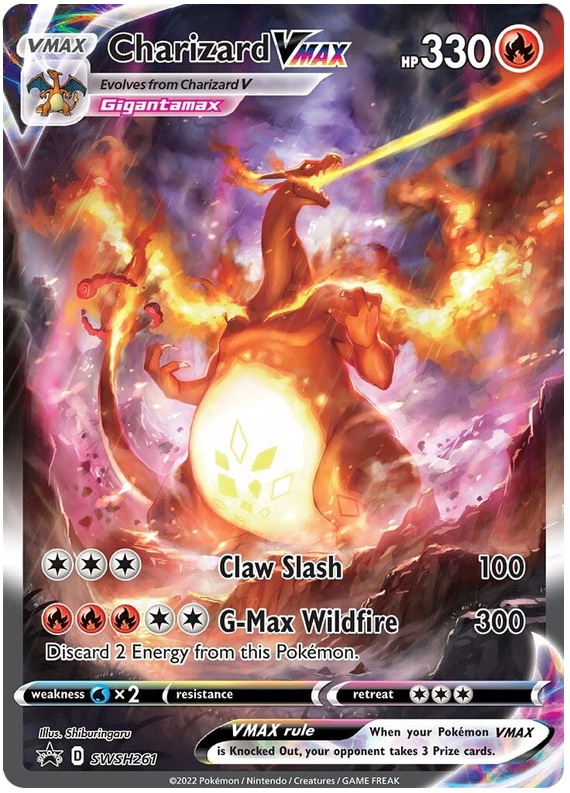 Charizard VMAX (SWSH261) [Sword & Shield: Black Star Promos] | Dragon's Lair Comics and Fantasy Houston TX