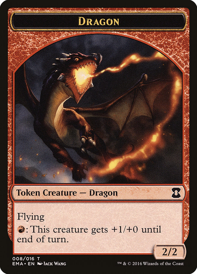 Dragon Token [Eternal Masters Tokens] | Dragon's Lair Comics and Fantasy Houston TX