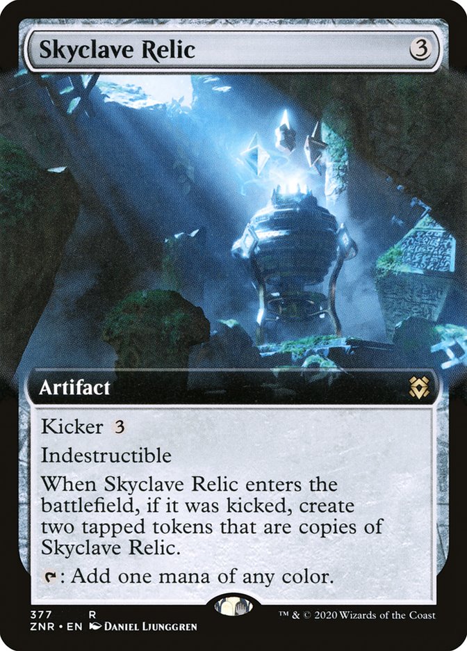 Skyclave Relic (Extended Art) [Zendikar Rising] | Dragon's Lair Comics and Fantasy Houston TX