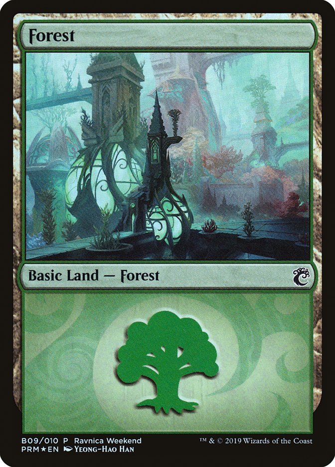 Forest (B09) [Ravnica Allegiance Guild Kit] | Dragon's Lair Comics and Fantasy Houston TX