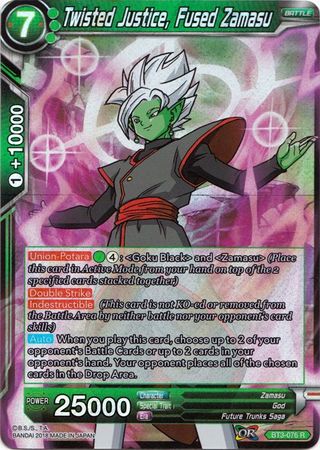 Twisted Justice, Fused Zamasu (BT3-076) [Cross Worlds] | Dragon's Lair Comics and Fantasy Houston TX