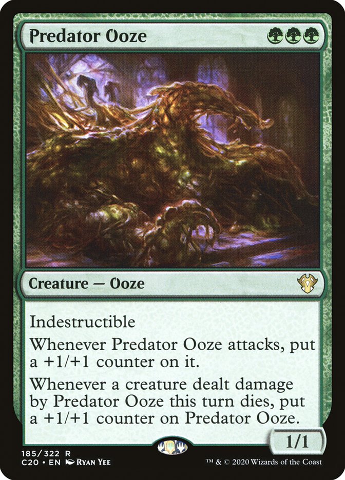 Predator Ooze [Commander 2020] | Dragon's Lair Comics and Fantasy Houston TX