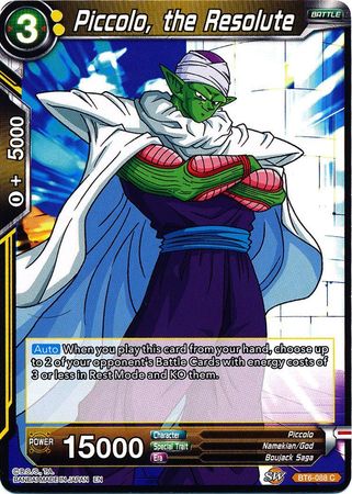 Piccolo, the Resolute (BT6-088) [Destroyer Kings] | Dragon's Lair Comics and Fantasy Houston TX